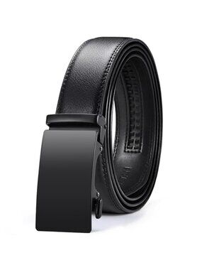 VATAN Men's Belt Leather Ratchet Belt for Men Dress Casual Every Day with